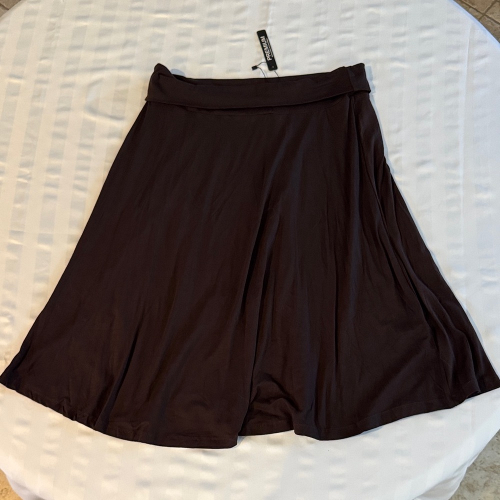 Chic Chocolate A-Line Skirt